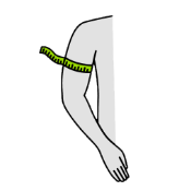 Arm circumference measurement